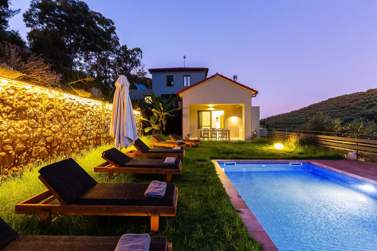 Physis Villas luxury villa with private pool near Chania, Crete